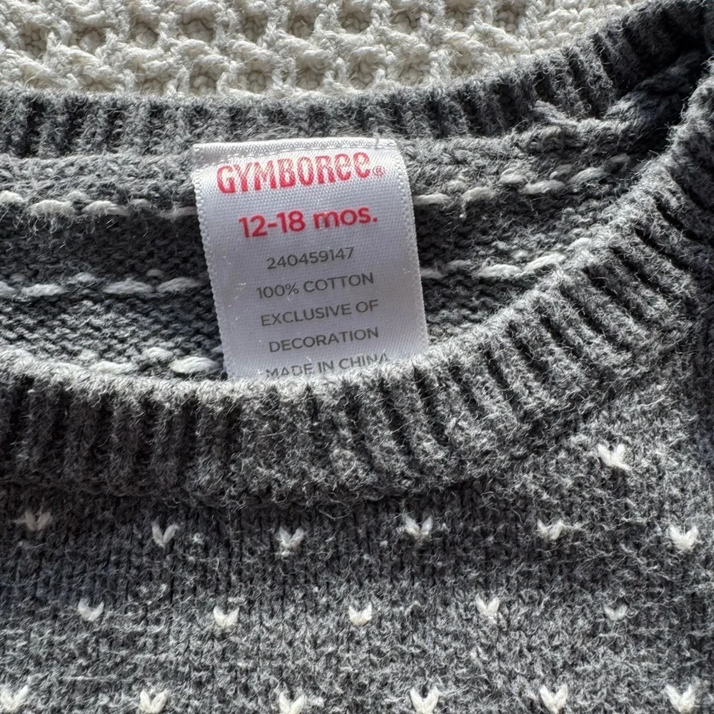 Gymboree Scottie Sweater Cotton 12/18 months